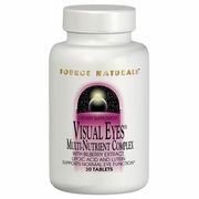Source Naturals, Visual Eyes with Bilberry & Lutein, 60 Tablets