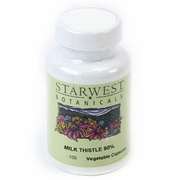 StarWest Botanicals, Milk Thistle Herb 80% Standardized Extract 150 mg, 60 Capsules