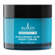 Sukin, Aquaboost 3D Hyaluronic Acid Night Cream, 1.69 oz