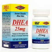 Superior Source, DHEA 25 mg, 200 Instant Dissolve Tablets