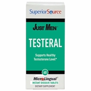 Superior Source, Just Men, Testeral, Supports Healthy Testosterone Levels, 60 Instant Dissolve Tablets