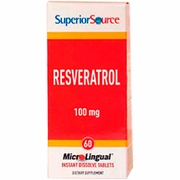 Superior Source, Resveratrol 100 mg, 60 Instant Dissolve Tablets