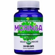 The Food Movement, Organic Moringa, 100 Veg Caps
