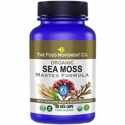 The Food Movement, Organic Sea Moss Master Formula, 60 Vegan Capsules