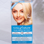 Tints of Nature, Permanent Hair Colour 10N Natural Platinum Blonde, 4.4 oz