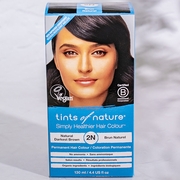 Tints of Nature, Permanent Hair Colour 2N Natural Darkest Brown, 4.4 oz