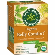 Traditional Medicinals Teas, Organic Belly Comfort Peppermint Tea, 16 Tea Bags