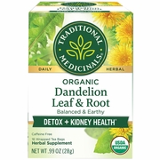 Traditional Medicinals Teas, Organic Dandelion Leaf & Root Tea, 16 Tea Bags