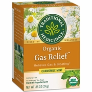 Traditional Medicinals Teas, Organic Gas Relief Tea, 16 Tea Bags