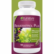 TruNature, Resveratrol Plus, 140 Vegetarian Capsules