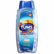 Tums, Extra Strength Smoothies, Calcium Carbonate Antacid Supplement, 250 Chewable Tablets