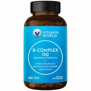 Vitamin World, Maximum Strength Vitamin B-Complex 150, 100 Coated Caplets