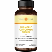 Vitamin World, Turmeric Curcumin 500 mg, 90 Rapid Release Capsules