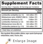 Vitanica, Flora Symmetry, Intestinal Probiotic Support, 60 Vegetarian Capsules