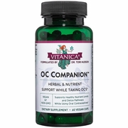 Vitanica, OC Companion, Oral Contraceptive Support, 60 Vegetarian Capsules