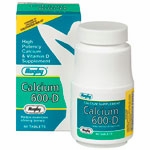 Watson Rugby Labs, Calcium 600-D  w/ Vitamin D, 60 Tablets