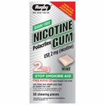 Watson Rugby Labs, Nicotine Gum 2 mg, Mint, 50 Chewing Pieces