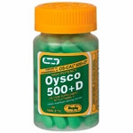 Watson Rugby Labs, Oysco 500 + D, Calsium Supplement w/ Vitamin, 60 Tablets