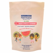 Wiley's Finest, Plant Powered Nutrition - Vegan Omega-3 Gummies for Kids, Watermelon Wonder, 30 Count