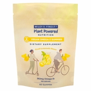 Wiley's Finest, Plant Powered Nutrition - Vegan Omega-3 Gummies, Fresh Lemonade, 60 Count