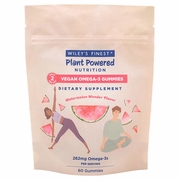 Wiley's Finest, Plant Powered Nutrition - Vegan Omega-3 Gummies, Watermelon Wonder, 60 Count