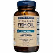 Wiley's Finest, Wild Alaskan Fish Oil - Peak EPA, Value Size, 120 Softgels