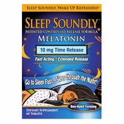 Windmill Health Products, Sleep Soundly Melatonin 10 mg Time Release, 60 Tablets
