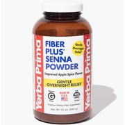 Yerba Prima, Fiber Plus Senna Powder, Improved Apple Spice Flavor, 12 oz (340 g)