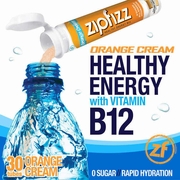 Zipfizz, Healthy Energy Drink Mix, Orange Cream, 30 Tubes