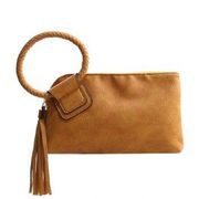 Fashion Faux Leather Fringe Wristlet Clutch