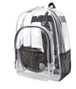 NGIL Clear Backpack Heavy Duty PVC Transparent Backpack