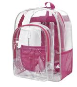 NGIL Clear Backpack Heavy Duty PVC Transparent Backpack