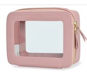NGIL Clear Faux Leather Toiletry Bag