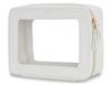 NGIL Clear Faux Leather Toiletry Bag