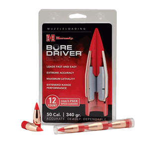 Hornady ELD-X 50 Caliber 340 GR Muzzleloader Bullets (Box of 12)