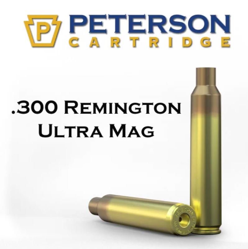 Peterson Reloading Brass 300 RUM (Box of 50)