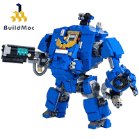 1252pcs Buildmoc Star Soldier Technical Robot Warhammering 40k Primaris Redemptor Dreadnought Space Marines Weapon Building Blocks Toys, (Custom Bricks, Compatible Building Blocks, MOC Bricks, My Own Creation, MOC Meaning, Ideas)