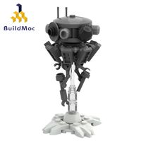 61 PCS Buildmoc Sapce Wars Anti-gravity Floating Scout Robot MOC-37282 Imperial Probe Droid Mini Model Building Blocks Collector Toys, (Custom Bricks, Compatible Building Blocks, MOC Bricks, My Own Creation, MOC Meaning, Ideas)