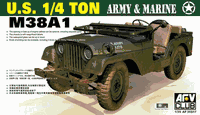 AFV Club AF35S17 1/35 WWII US M38A1 1/4 Ton Army & Marine, (scale model kits, scale model supplies, scale model accessories, model building, hobbies, model ships kit, scale model, scale model maker) AFV Club AF35S17 1/35 WWII US M38A1 1/4 Ton Army & Marine, (scale model kits, scale model supplies, scale model accessories, model building, hobbies, model ships kit, scale model, scale model maker)