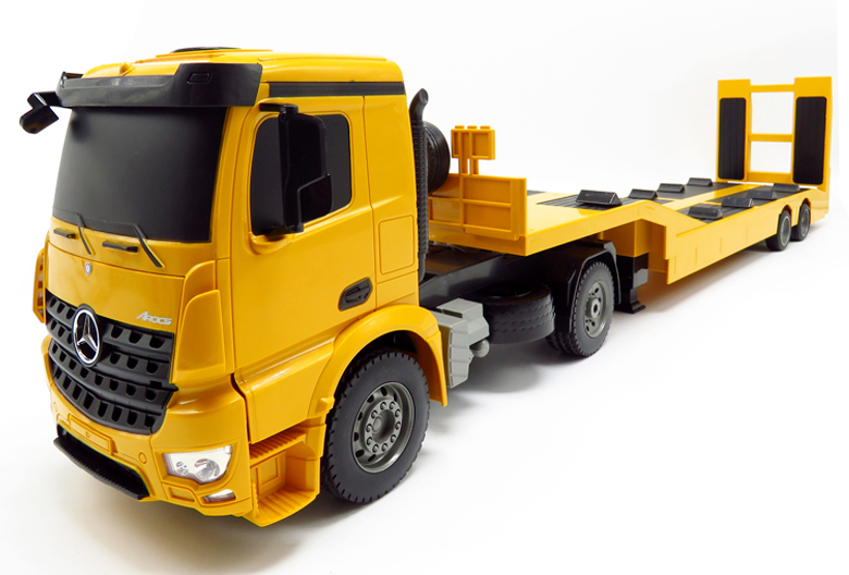Large Size RC MercedesBenz Arocs Flatbed Trailer Truck, Toy Car, Truck