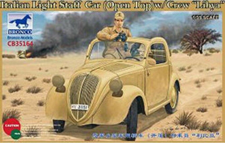 Bronco CB35164 1/35 Italian Light Staff Car Open Top w/Crew Libya