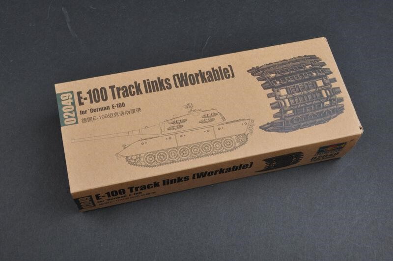 Trumpeter 02049 1/35 E100 Track Links assembly model, (scale model