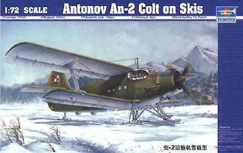 Trumpeter 1/72 01607 Antonov An2V Colt on Skis, (scale model kits