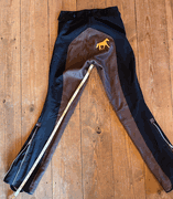 Fullseat Bootcut Black/Brown Equissentials Winter Riding Pants