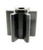 Large DuPont 6 Fin Rubber Sleeve - Centers Self Adjusts & Locks Eco-Plug Into  (16mm x 18mm Diameter) Oil Pan Threads    