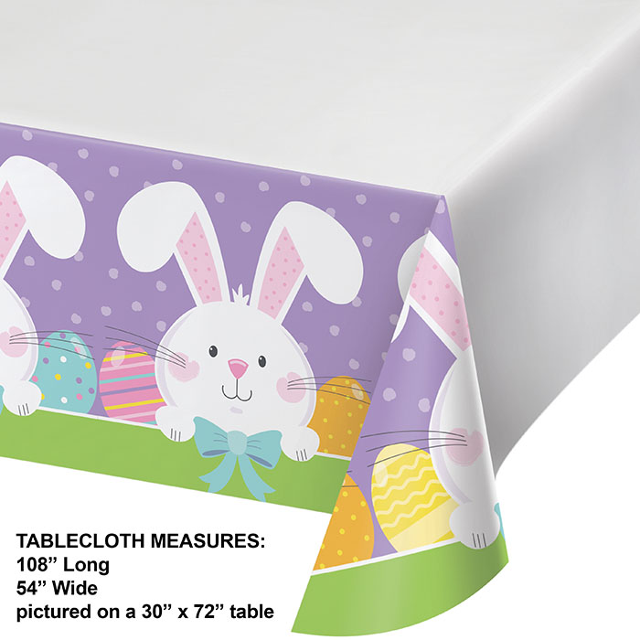 Wholesale Bowtie Easter Bunny Paper Tablecloths