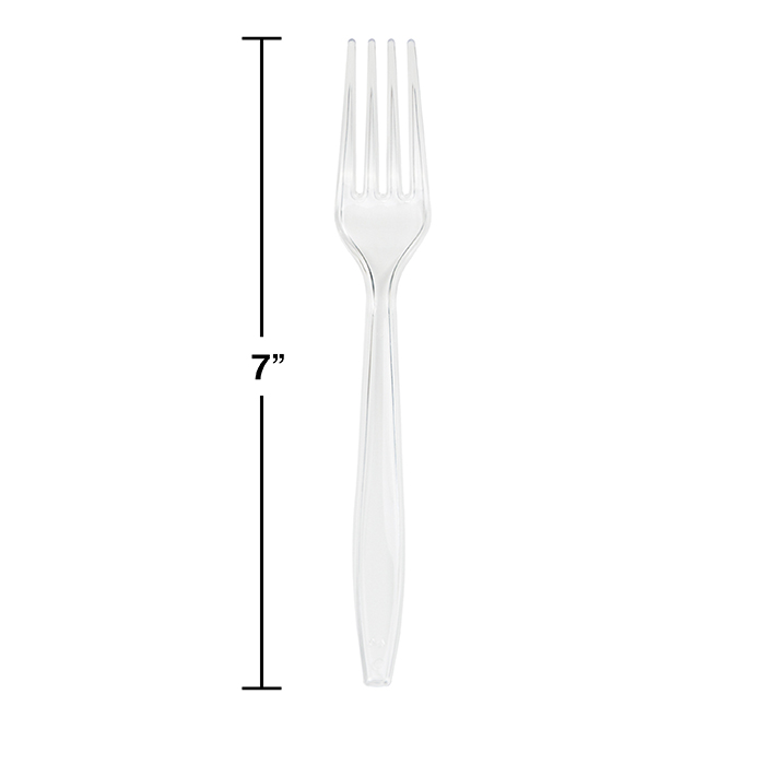 Wholesale Clear Plastic Forks 288 ct