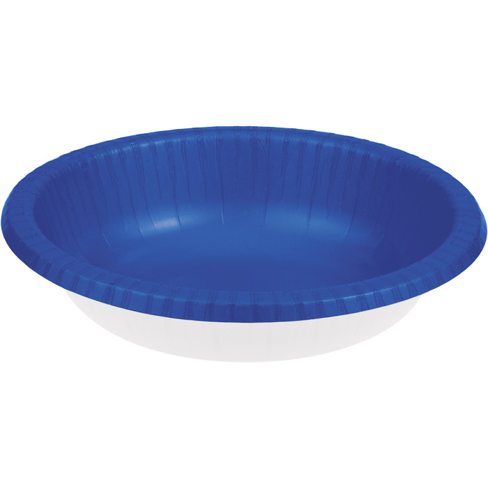 Wholesale Cobalt Blue 20 oz Paper Bowls 200 ct