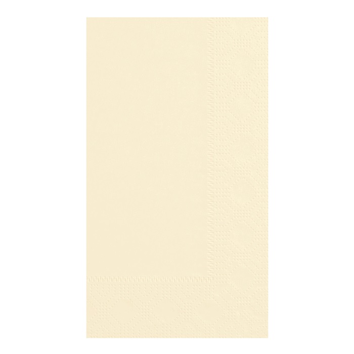 Bulk Ecru Dinner Napkins 1,000 ct 125 / pkg, 8 pkgs / case
