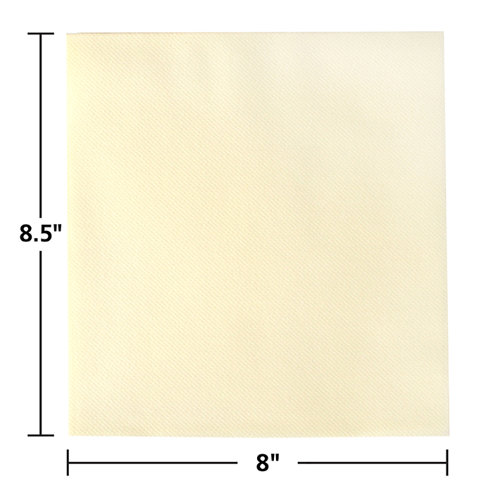 Wholesale Ecru LinenLike Dinner Napkins 300 ct